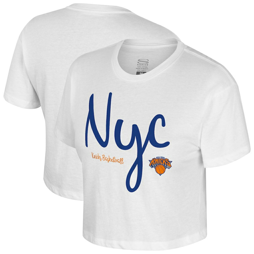 NBA New York Knicks Stadium Essentials Cropped Third Quarter T-Shirt