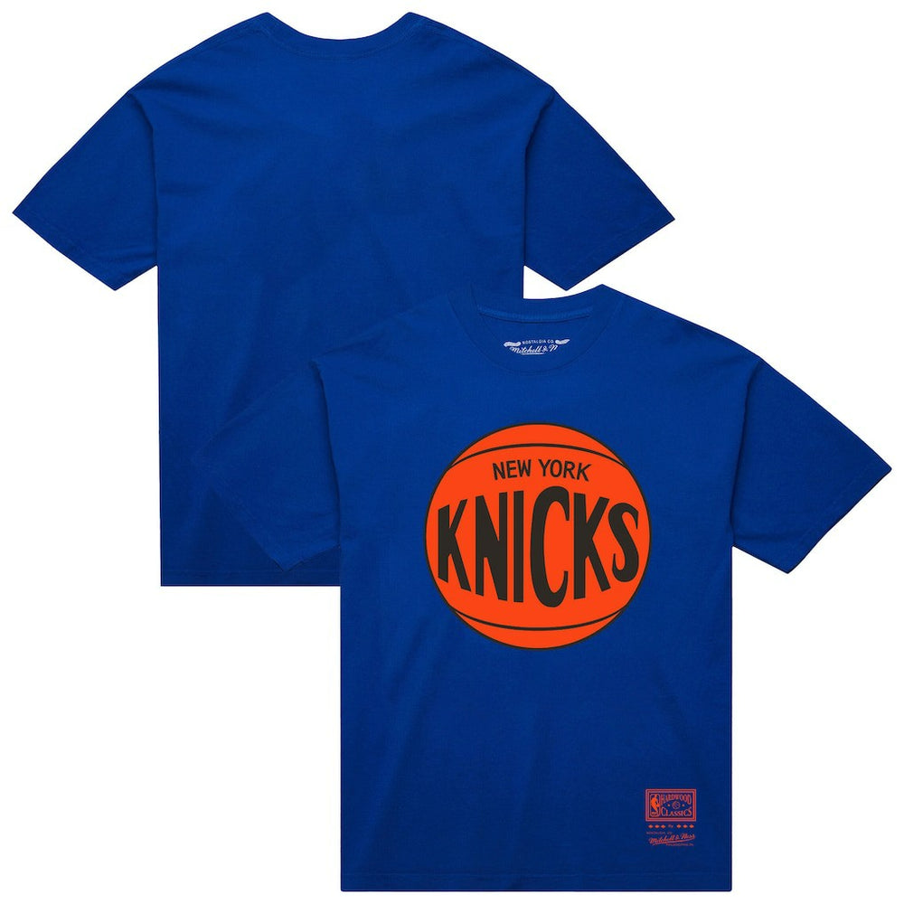 NBA New York Knicks Unisex Hardwood Classics MVP Logo T-Shirt