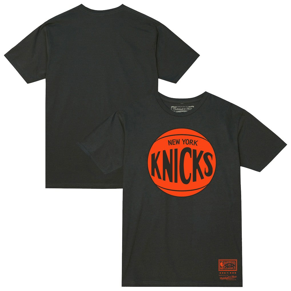 NBA New York Knicks Unisex Hardwood Classics MVP Logo T-Shirt