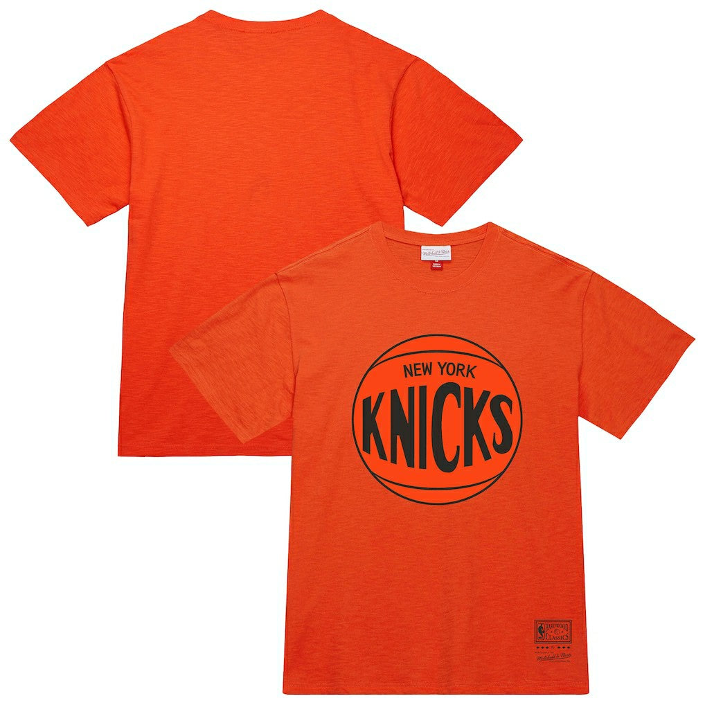 NBA New York Knicks Unisex Hardwood Classics MVP Logo T-Shirt