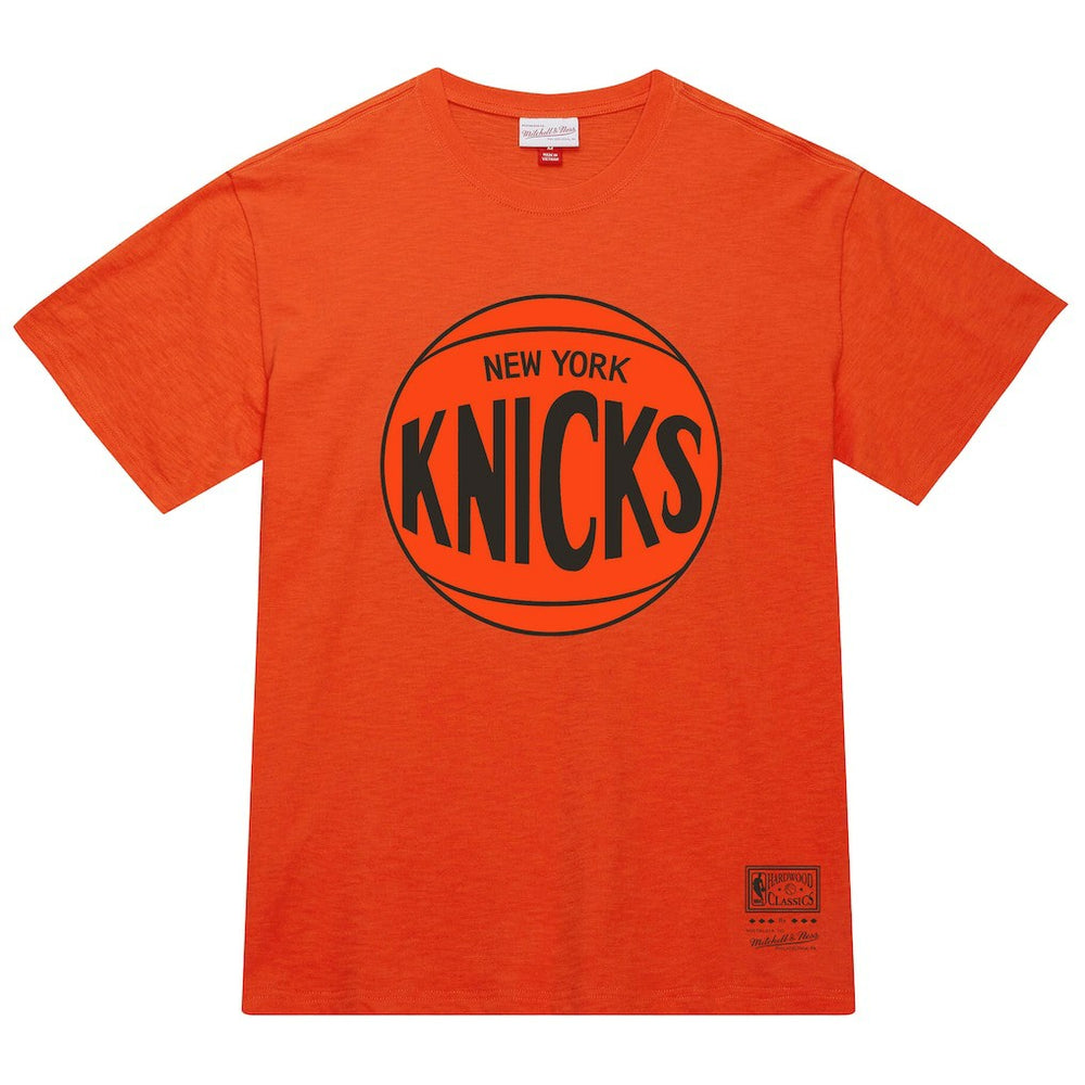 NBA New York Knicks Unisex Hardwood Classics MVP Logo T-Shirt