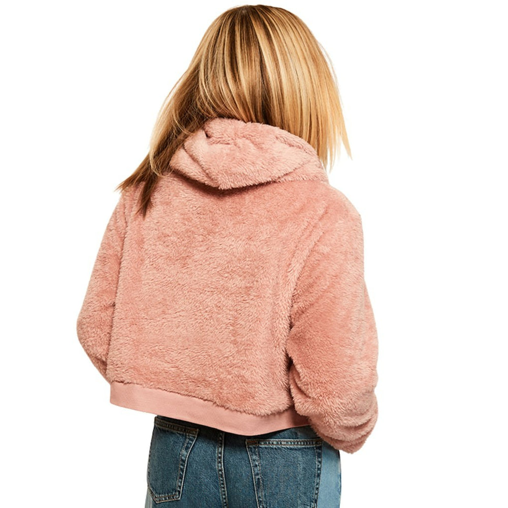 Jill Martin Women's Tonal Sherpa Cropped Hoodie - Green Bay Packers