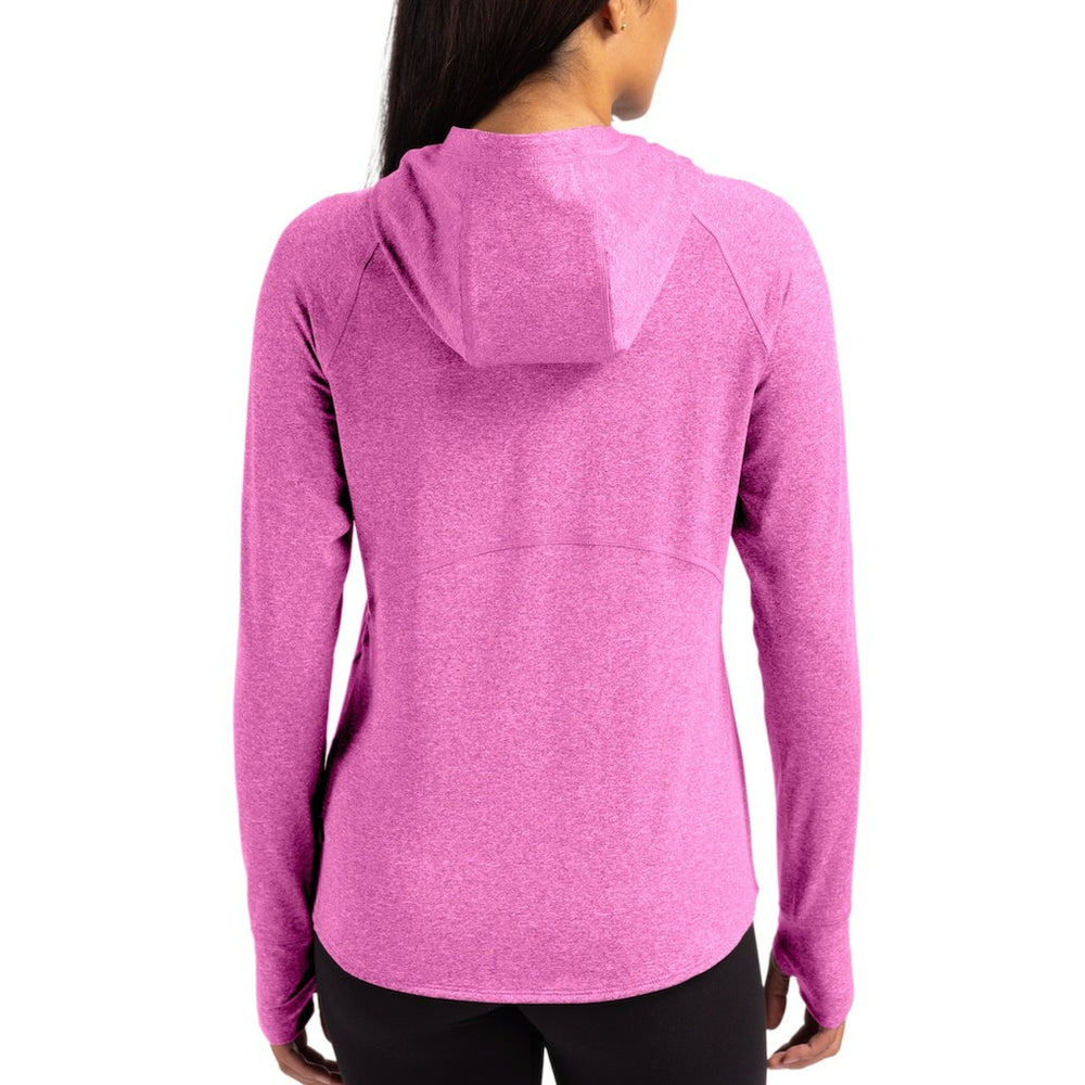Cutter & Buck Women's Tonal Logo Adapt Knit Recycled Raglan Pullover Hoodie - Baltimore Ravens