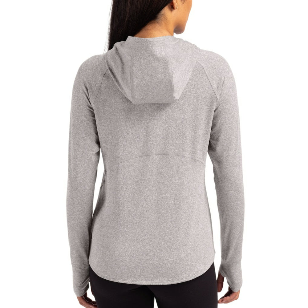 Cutter & Buck Women's Tonal Logo Adapt Knit Recycled Raglan Pullover Hoodie - Baltimore Ravens
