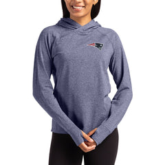 Cutter & Buck Women's Primary Logo Adapt Knit Recycled Raglan Pullover Hoodie - New England Patriots