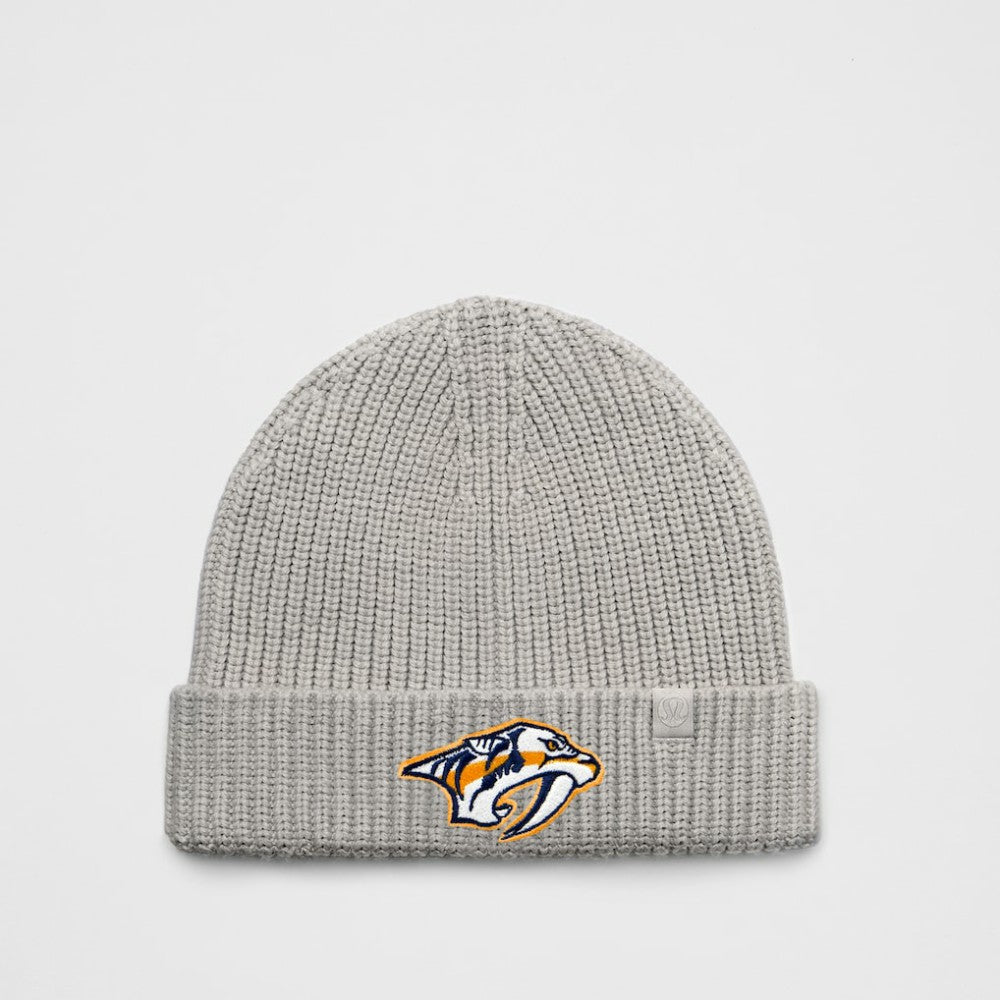 NHL Heathered Gull Grey|Heathered Gull Grey Nashville Predators lululemon Unisex Close-Fit Wool-Blend Ribbed Beanie