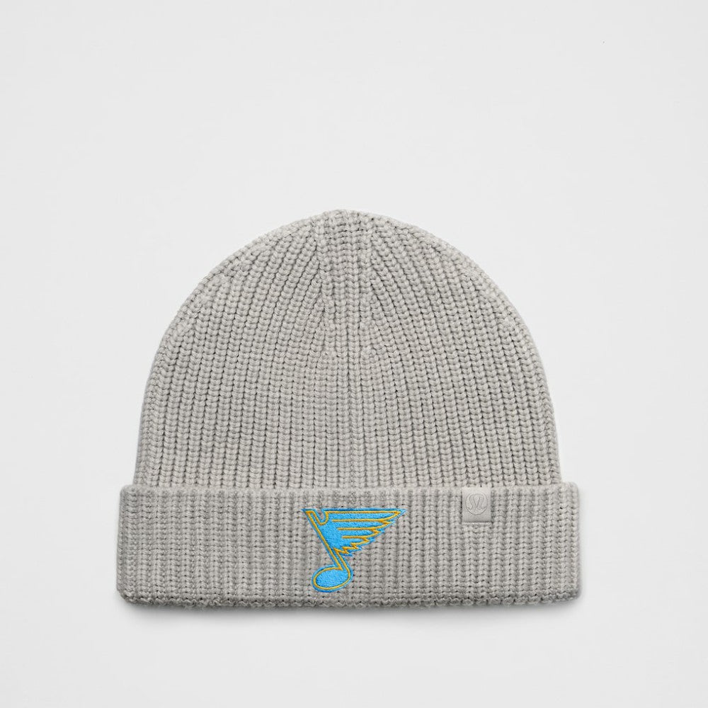 NHL Heathered Gull Grey|Heathered Gull Grey St. Louis Blues lululemon Unisex Close-Fit Wool-Blend Ribbed Beanie