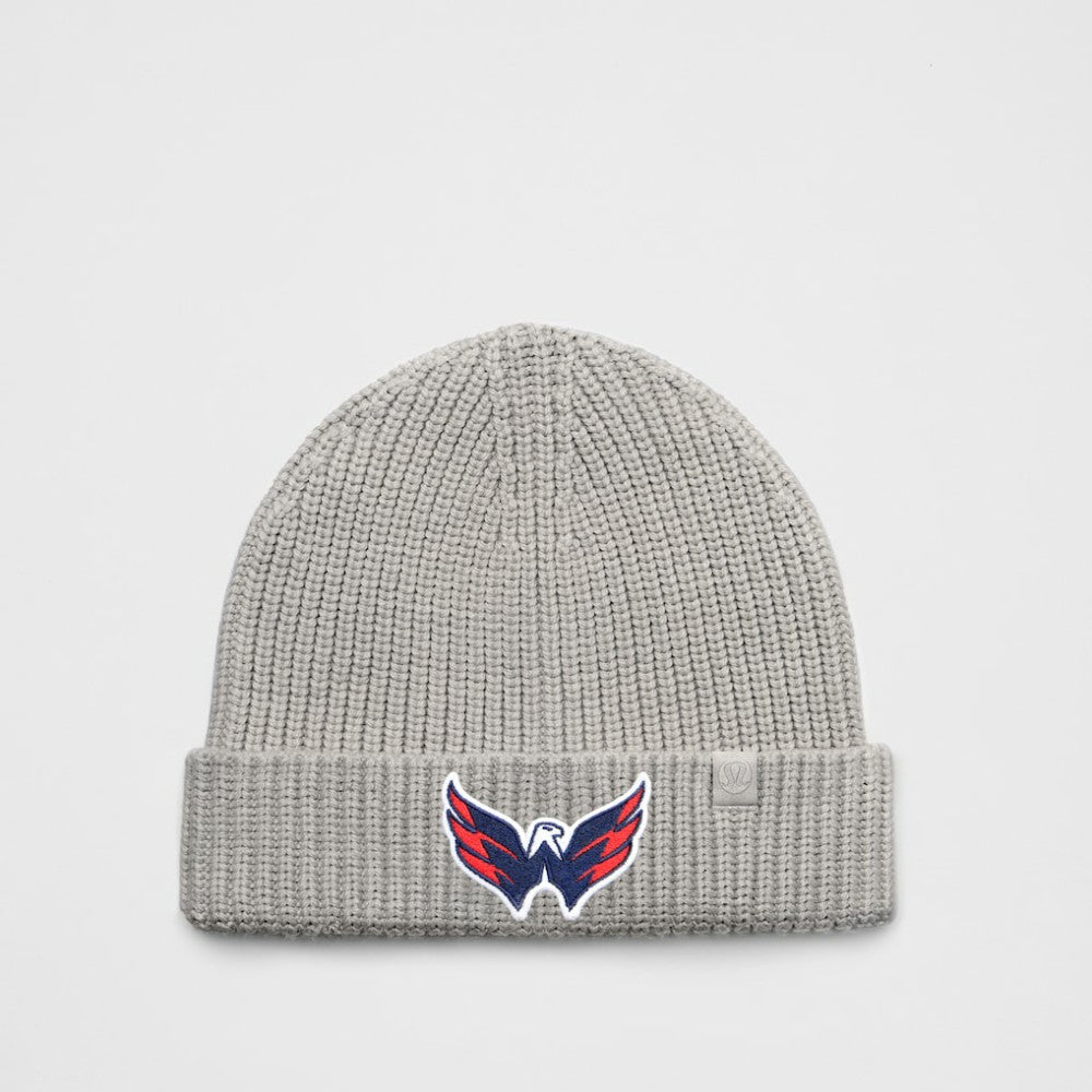 NHL Heathered Gull Grey|Heathered Gull Grey Washington Capitals lululemon Unisex Close-Fit Wool-Blend Ribbed Beanie