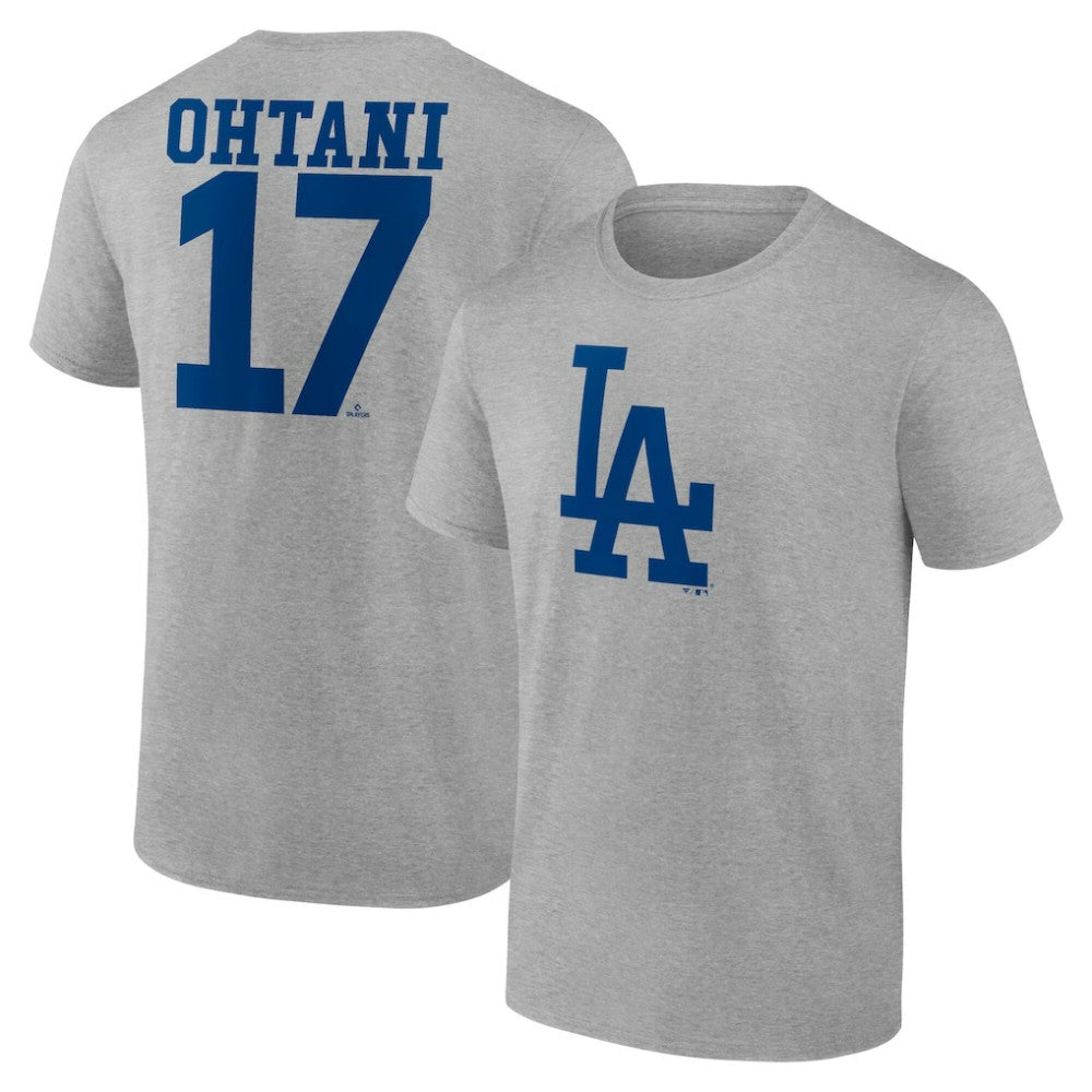 MLB Shohei Ohtani Los Angeles Dodgers Player Name & Number T-Shirt