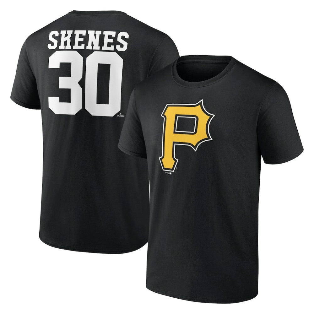 MLB Paul Skenes Pittsburgh Pirates Player Name & Number T-Shirt