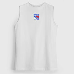 NHL White|White New York Rangers lululemon Women's All Yours Organic Cotton Tank Top