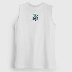NHL White|White Seattle Kraken lululemon Women's All Yours Organic Cotton Tank Top