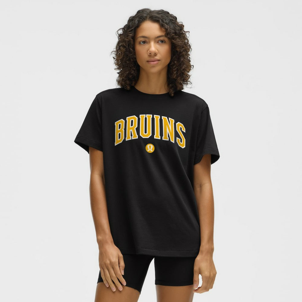 NHL Black|Black Boston Bruins lululemon Women's All Yours Organic Cotton T-Shirt