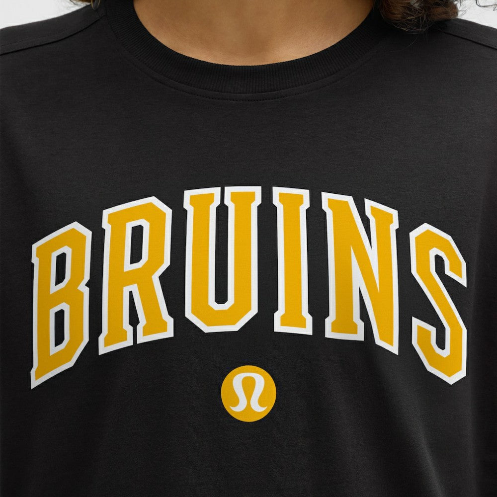 NHL Black|Black Boston Bruins lululemon Women's All Yours Organic Cotton T-Shirt