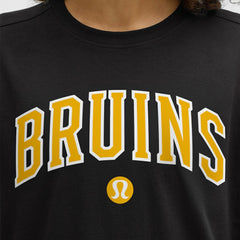 NHL Black|Black Boston Bruins lululemon Women's All Yours Organic Cotton T-Shirt