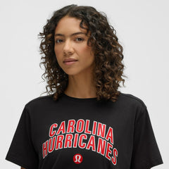 NHL Black|Black Carolina Hurricanes lululemon Women's All Yours Organic Cotton T-Shirt