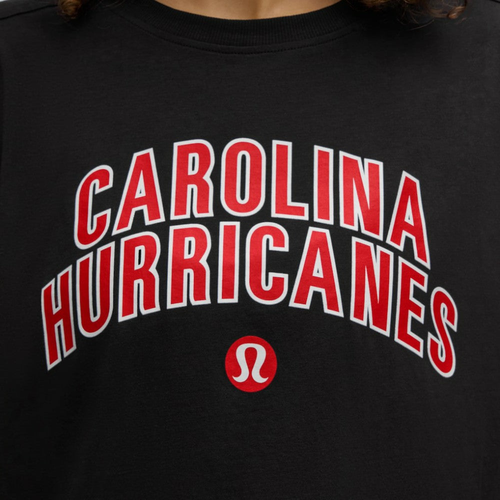 NHL Black|Black Carolina Hurricanes lululemon Women's All Yours Organic Cotton T-Shirt