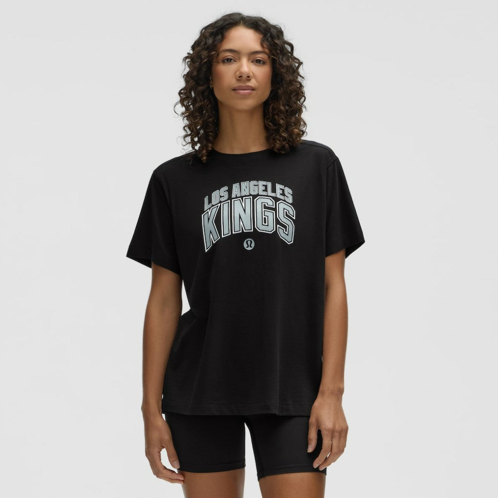 NHL Black|Black Los Angeles Kings lululemon Women's All Yours Organic Cotton T-Shirt