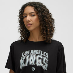 NHL Black|Black Los Angeles Kings lululemon Women's All Yours Organic Cotton T-Shirt