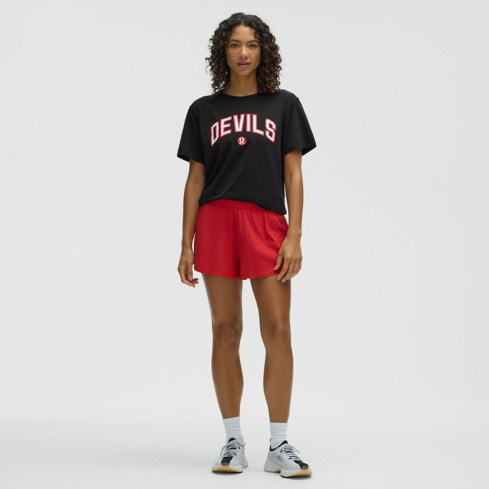 NHL Black|Black New Jersey Devils lululemon Women's All Yours Organic Cotton T-Shirt