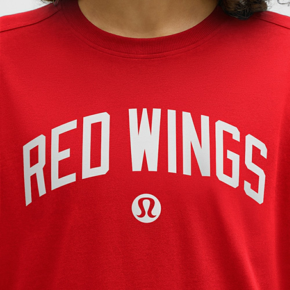 NHL True Red|True Red Detroit Red Wings lululemon Women's All Yours Organic Cotton T-Shirt