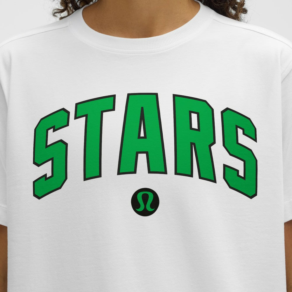 NHL White|White Dallas Stars lululemon Women's All Yours Organic Cotton T-Shirt