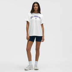 NHL White|White New York Islanders lululemon Women's All Yours Organic Cotton T-Shirt