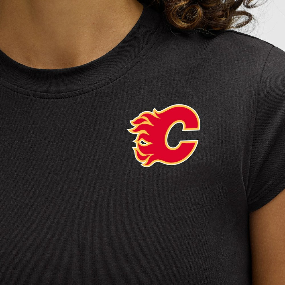 NHL Black|Black Calgary Flames lululemon Women's Cates T-Shirt