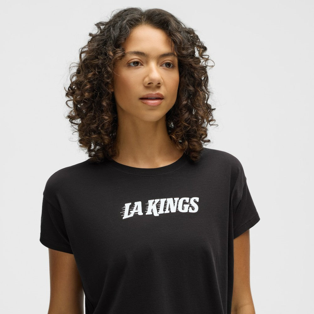 NHL Black|Black Los Angeles Kings lululemon Women's Cates T-Shirt