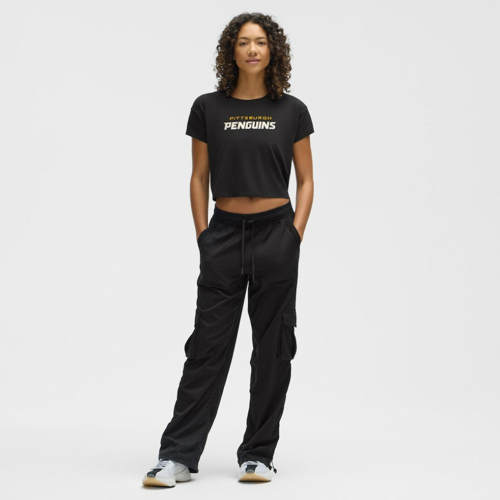 NHL Black|Black Pittsburgh Penguins lululemon Women's Cates T-Shirt
