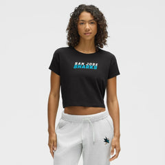 NHL Black|Black San Jose Sharks lululemon Women's Cates T-Shirt