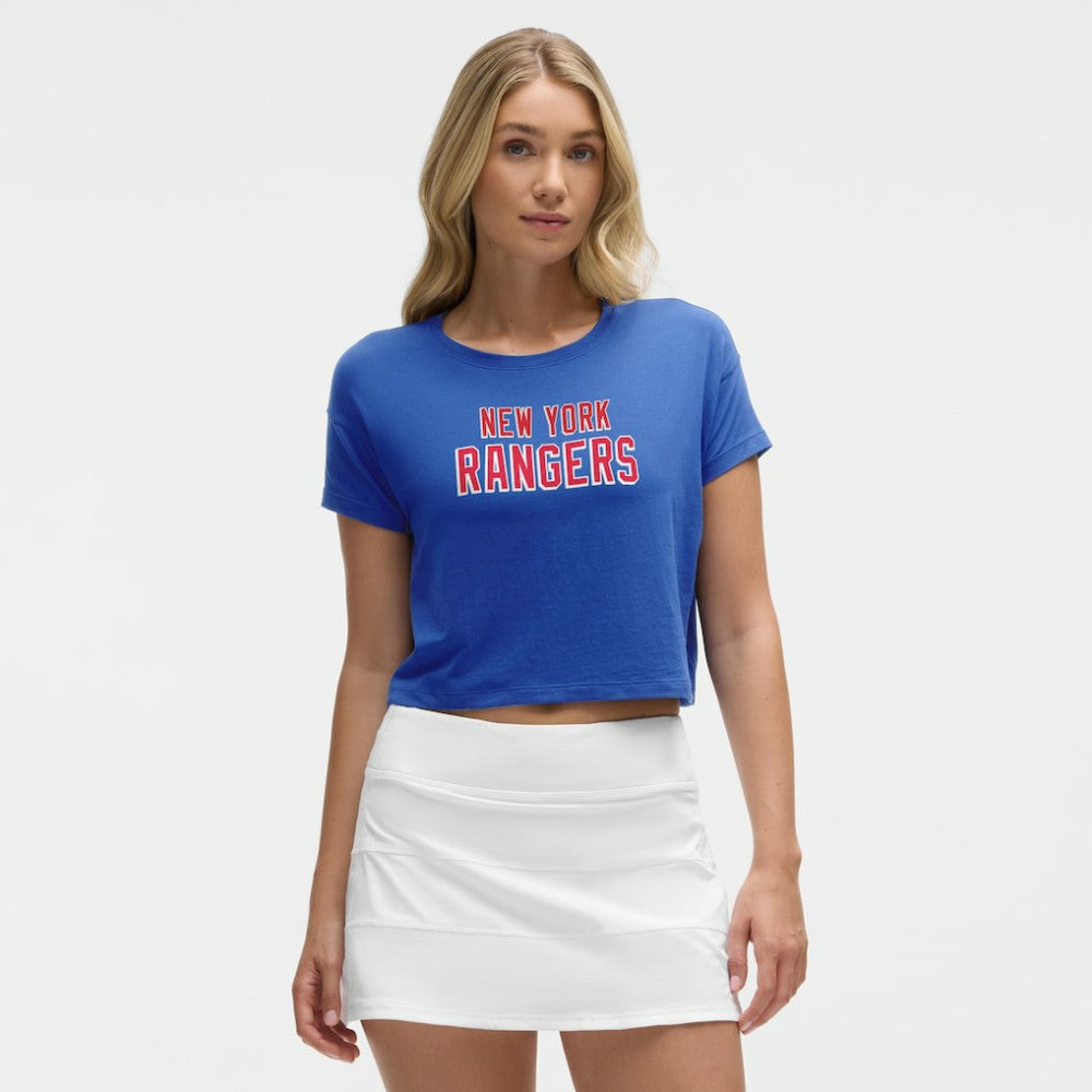NHL Blue|Blue New York Rangers lululemon Women's Cates T-Shirt