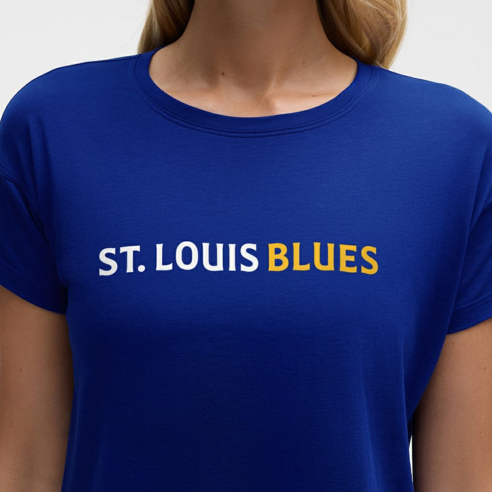 NHL College Cobalt|College Cobalt St. Louis Blues lululemon Women's Cates T-Shirt