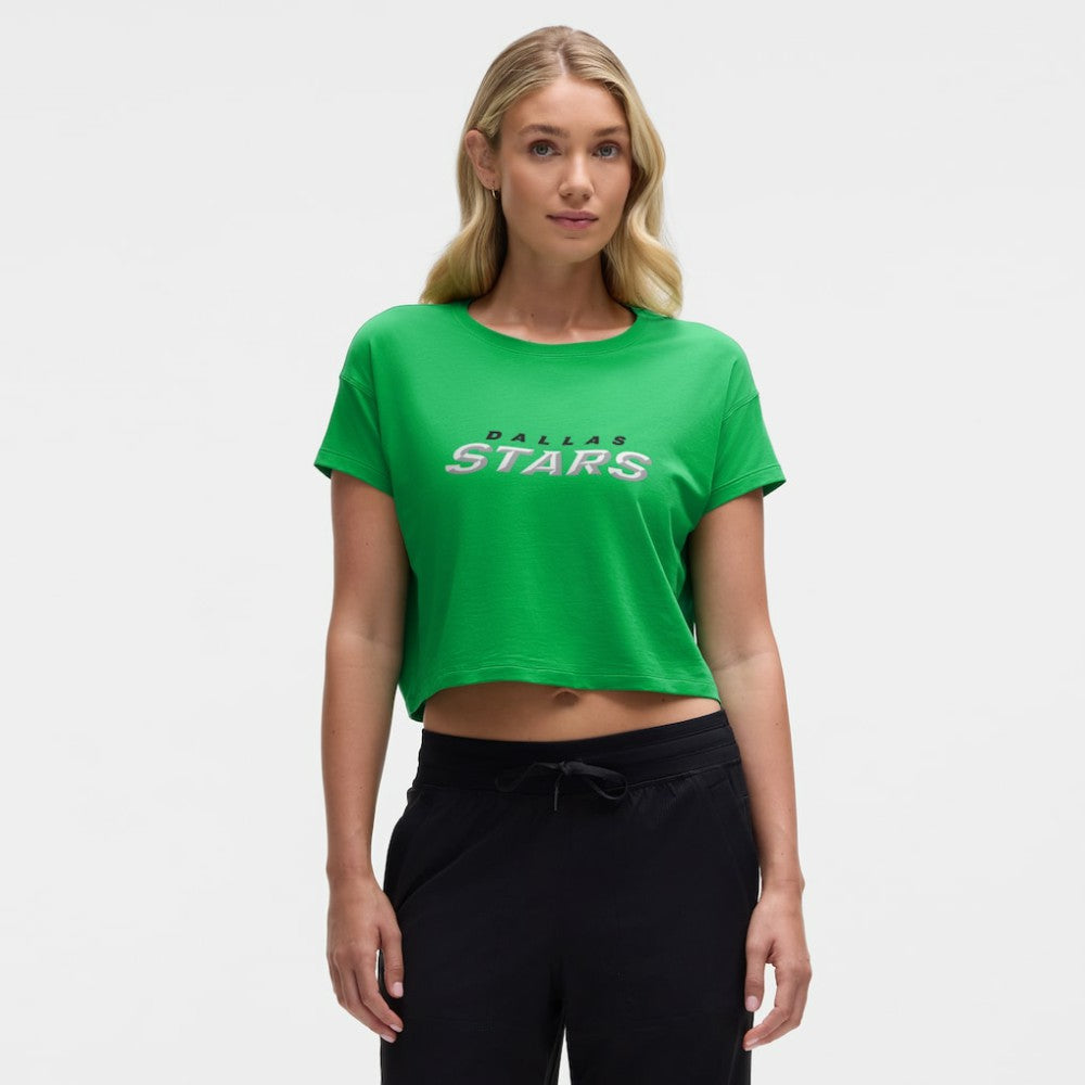 NHL Green|Green Dallas Stars lululemon Women's Cates T-Shirt