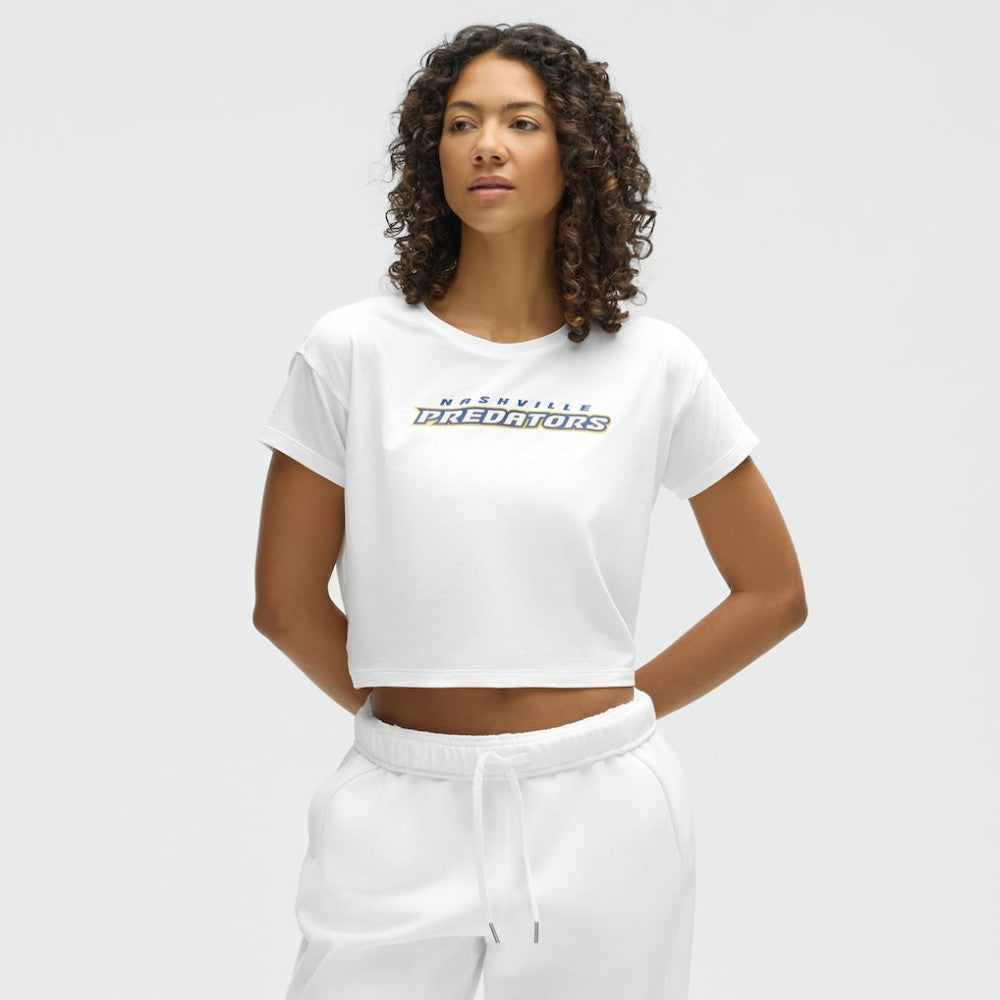 NHL White|White Nashville Predators lululemon Women's Cates T-Shirt