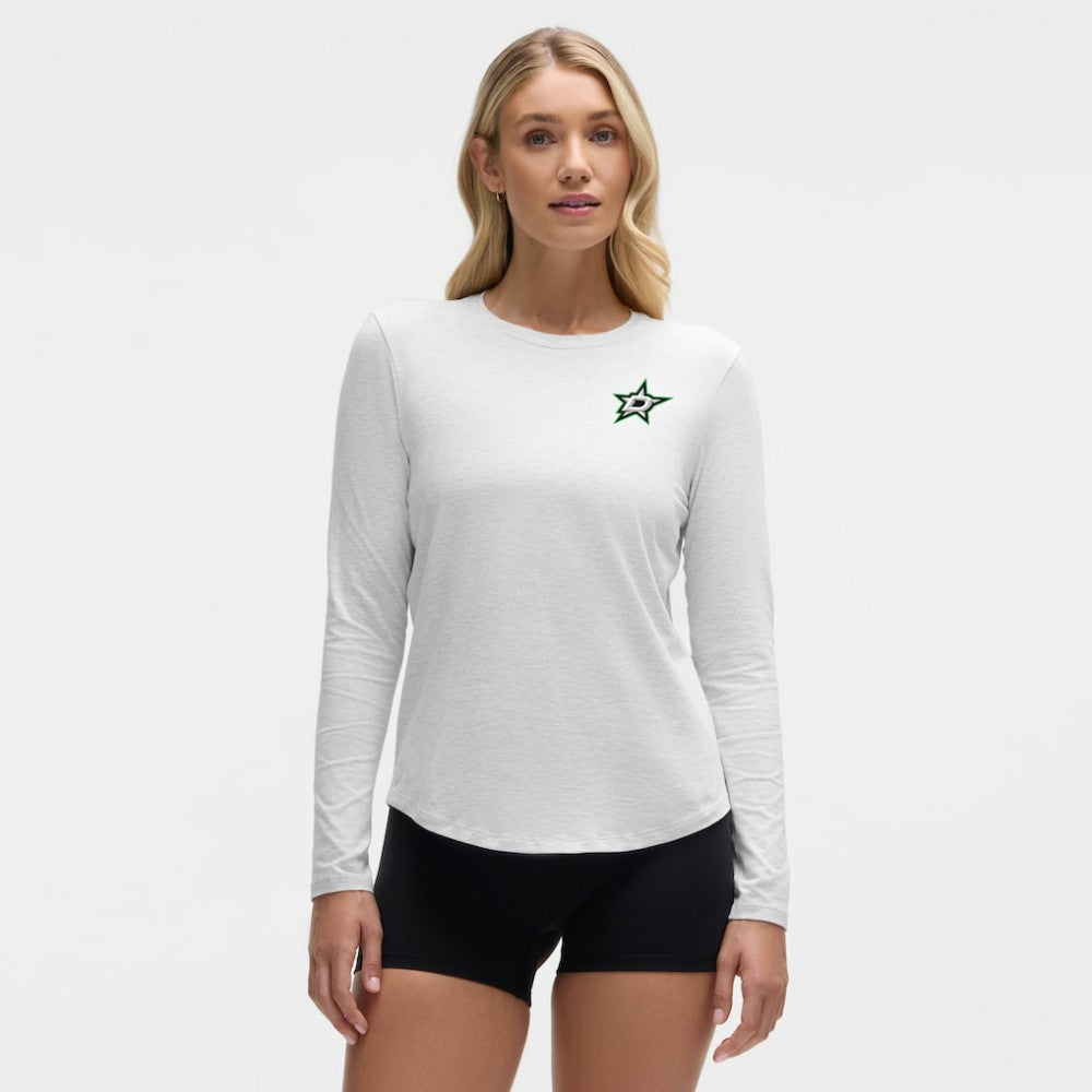 NHL Heathered Core Ultra Light Grey|Heathered Core Ultra Light Grey Dallas Stars lululemon Women's Love Long Sleeve T-Shirt