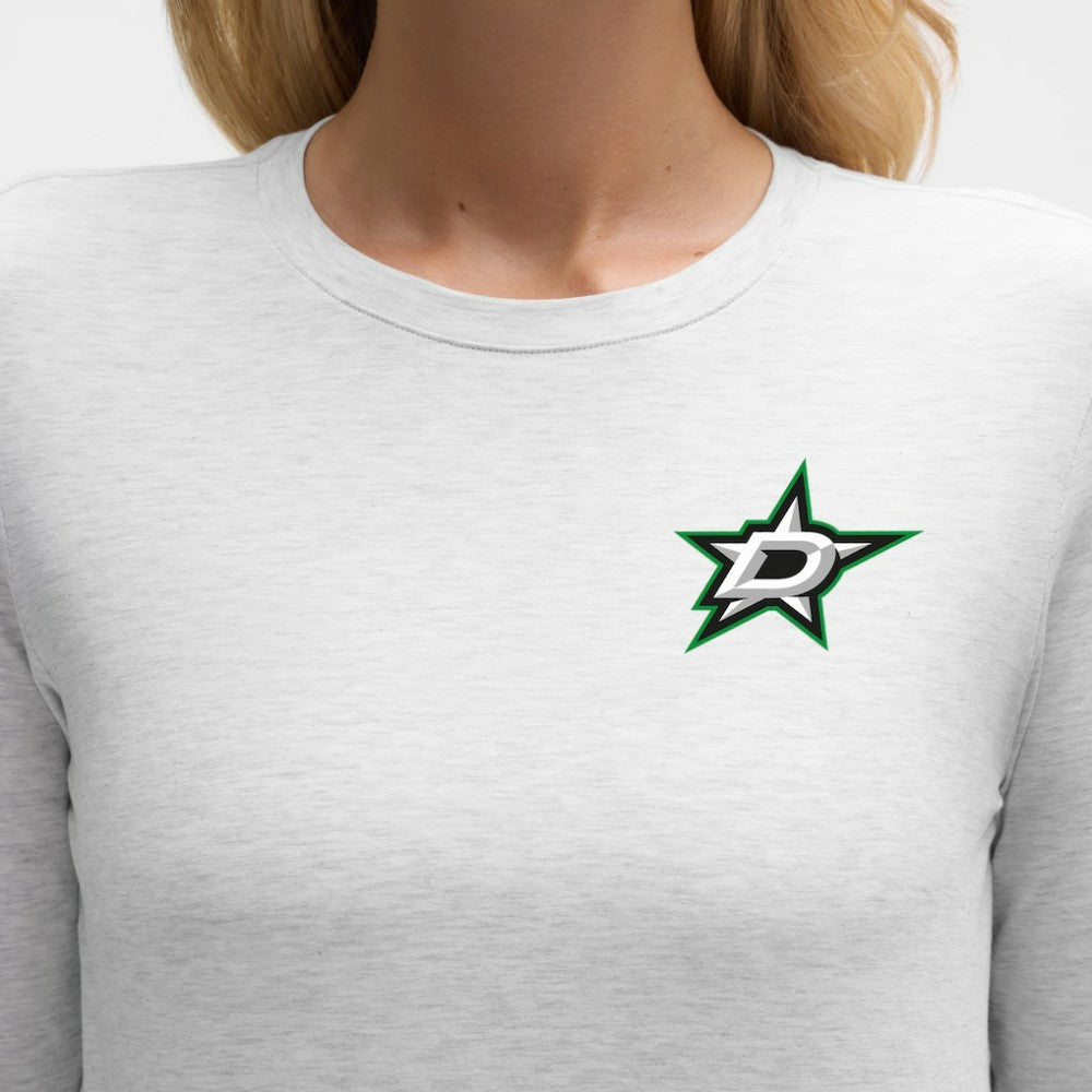 NHL Heathered Core Ultra Light Grey|Heathered Core Ultra Light Grey Dallas Stars lululemon Women's Love Long Sleeve T-Shirt