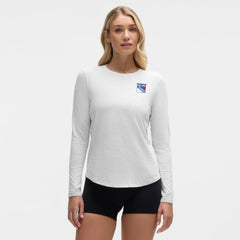NHL Heathered Core Ultra Light Grey|Heathered Core Ultra Light Grey New York Rangers lululemon Women's Love Long Sleeve T-Shirt