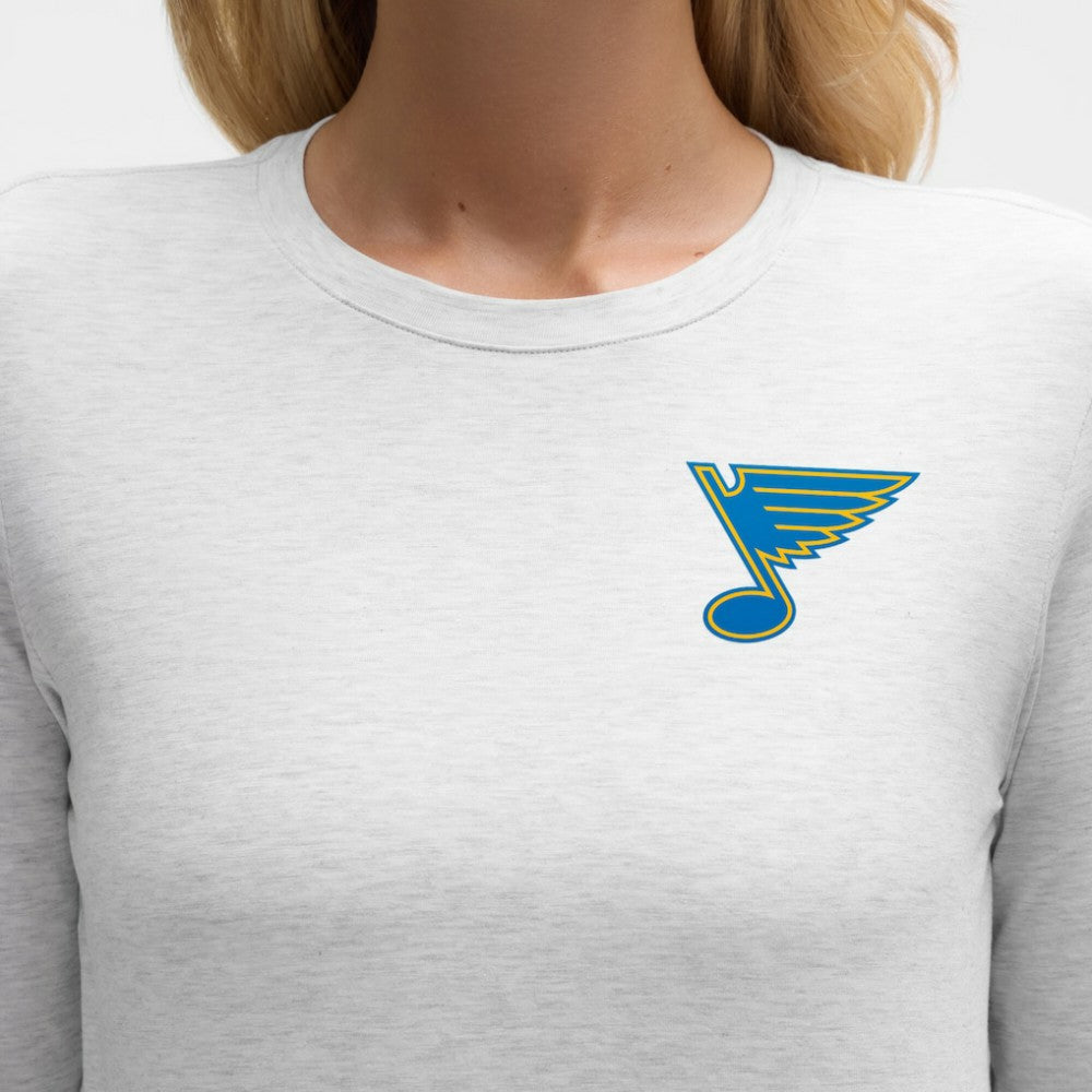NHL Heathered Core Ultra Light Grey|Heathered Core Ultra Light Grey St. Louis Blues lululemon Women's Love Long Sleeve T-Shirt