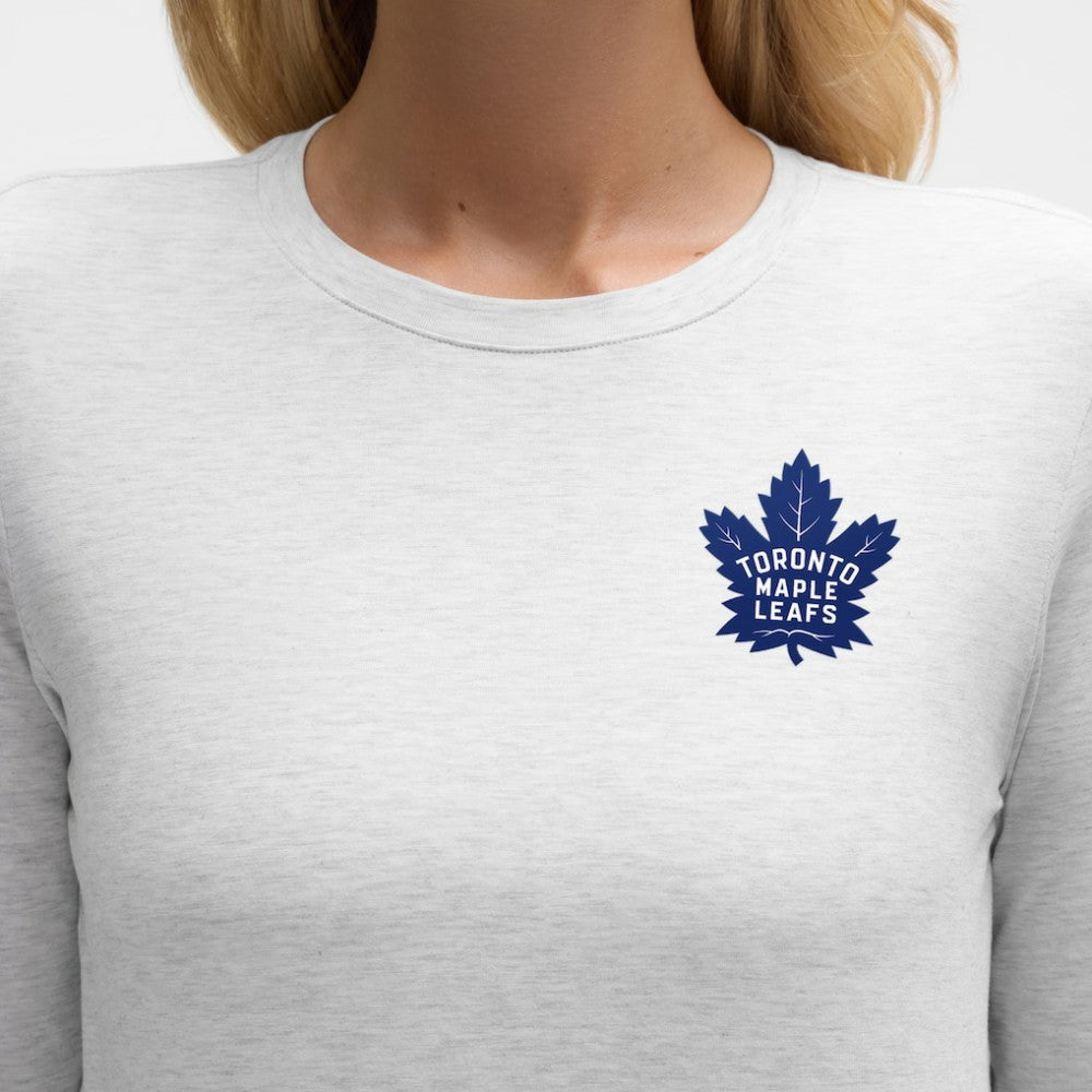 NHL Heathered Core Ultra Light Grey|Heathered Core Ultra Light Grey Toronto Maple Leafs lululemon Women's Love Long Sleeve T-Shirt