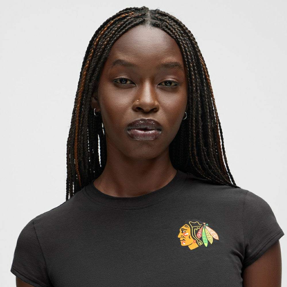 NHL Black|Black Chicago Blackhawks lululemon Women's Baby T-Shirt