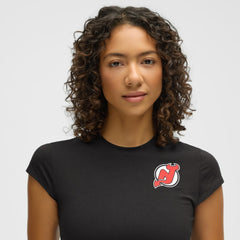 NHL Black|Black New Jersey Devils lululemon Women's Baby T-Shirt