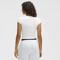 NHL White|White Boston Bruins lululemon Women's Baby T-Shirt