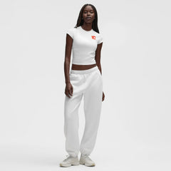 NHL White|White Calgary Flames lululemon Women's Baby T-Shirt