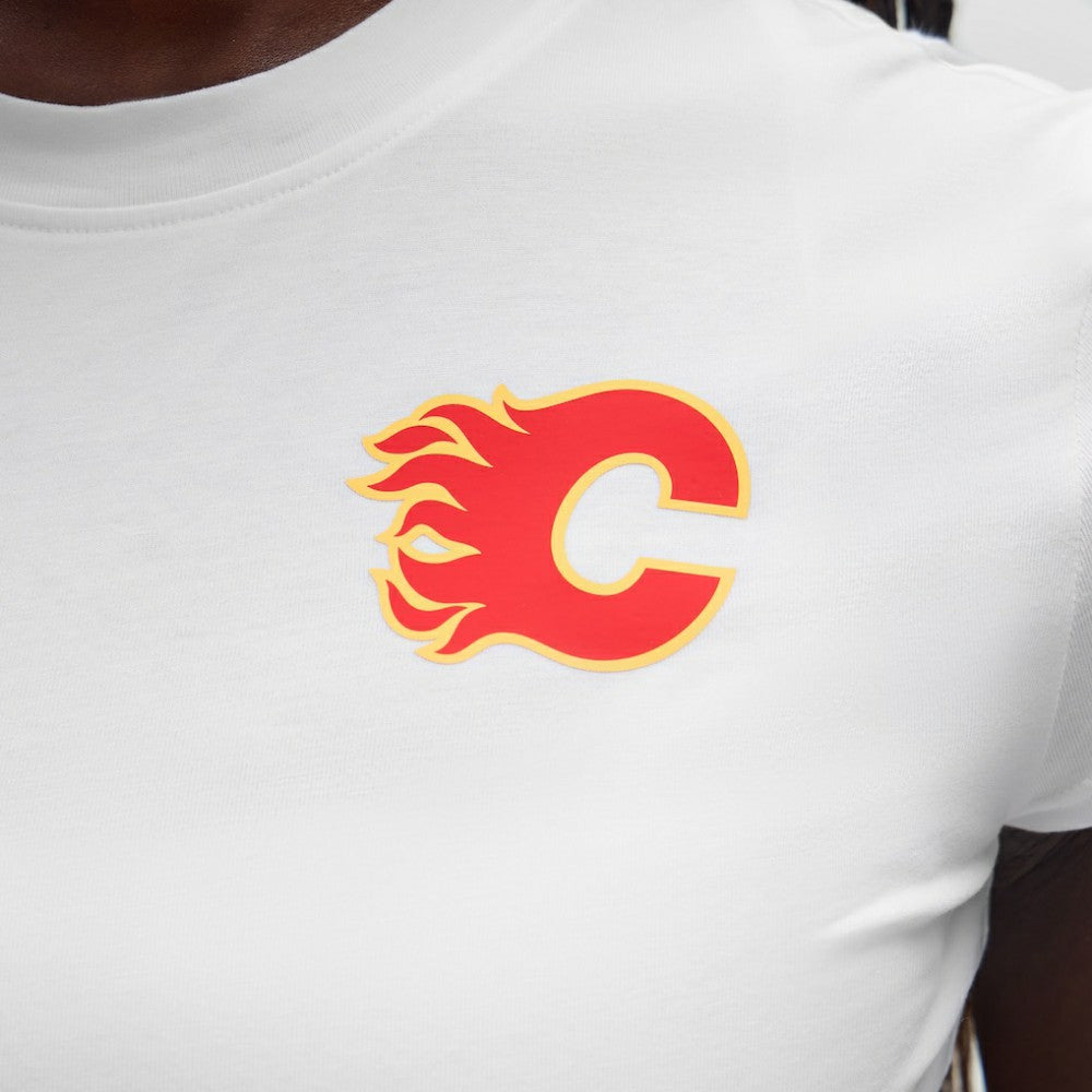 NHL White|White Calgary Flames lululemon Women's Baby T-Shirt
