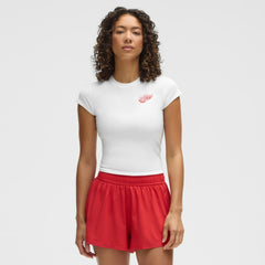 NHL White|White Detroit Red Wings lululemon Women's Baby T-Shirt