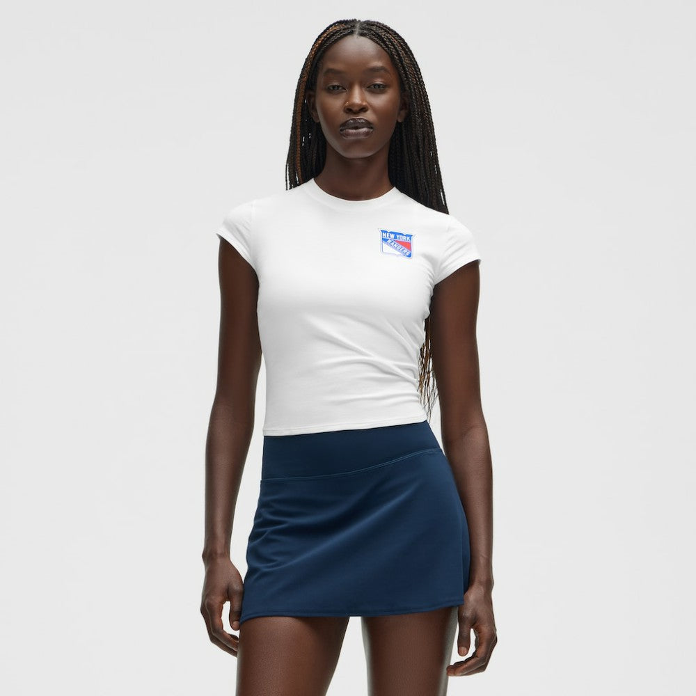 NHL White|White New York Rangers lululemon Women's Baby T-Shirt