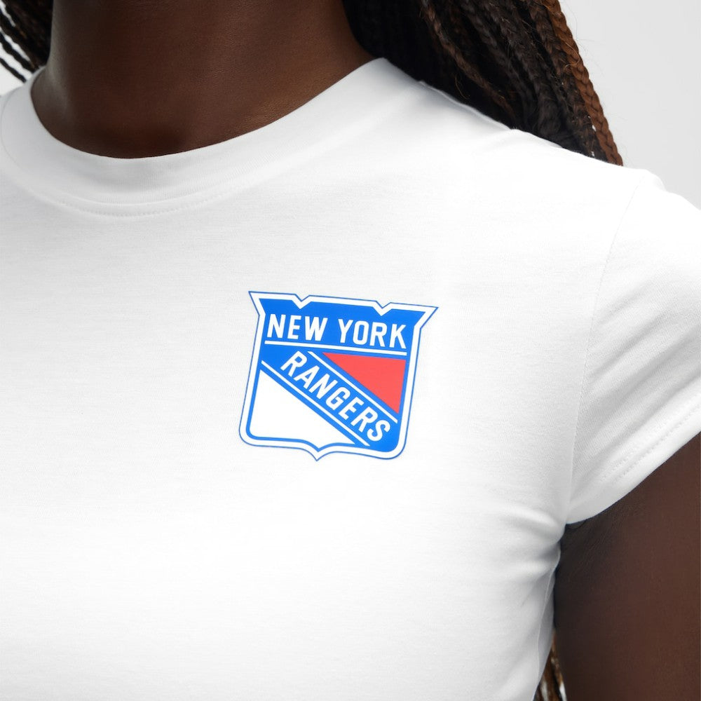 NHL White|White New York Rangers lululemon Women's Baby T-Shirt