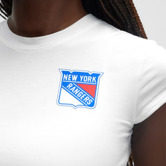 NHL White|White New York Rangers lululemon Women's Baby T-Shirt