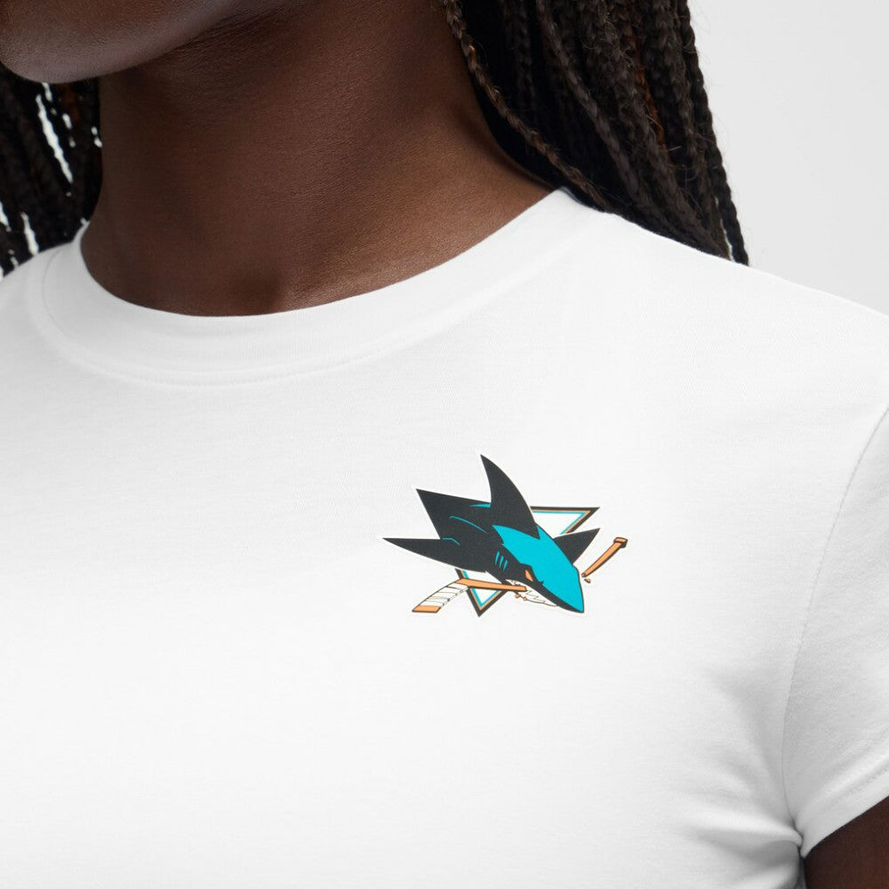 NHL White|White San Jose Sharks lululemon Women's Baby T-Shirt
